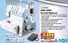 KİWİ KSW-3097 OVERLOK MAKİNESİ KİWİ KSW-3097 OVERLOK MAKİNESİ